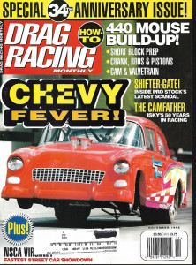 DRAG RACING MONTHLY 1998 NOV - 440ci MOUSE, MARTINO, LUSSIER, ISKY